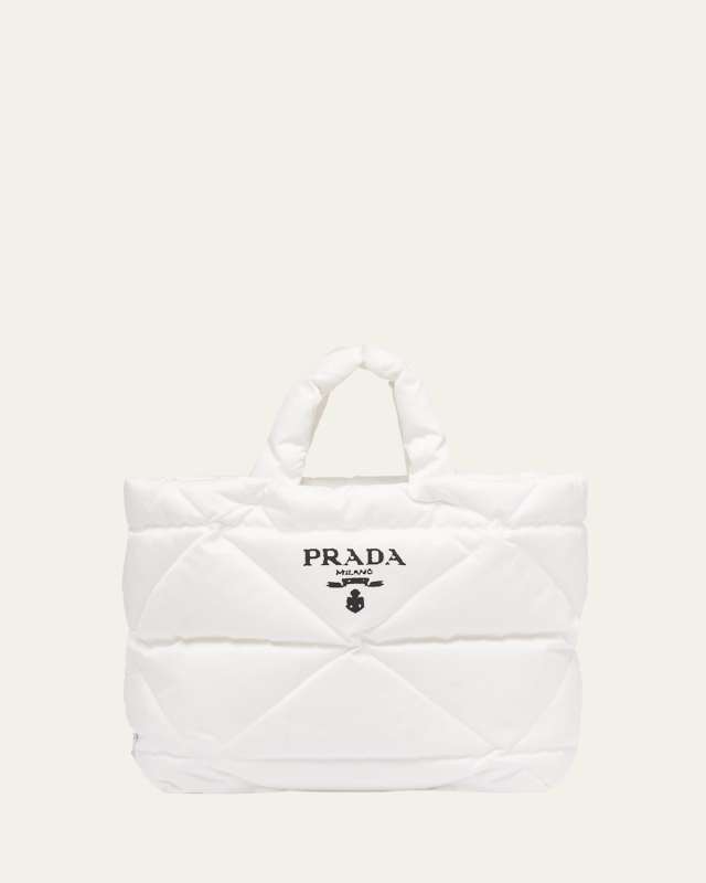 Triangle Padded Re-Nylon Tote Bag